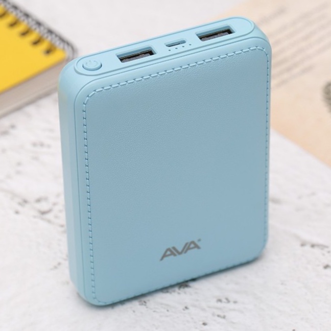 Pin sạc dự phòng AVA DS003-WB 10000mAh Micro USB/2 cổng USB - Chính hãng BH 3 tháng