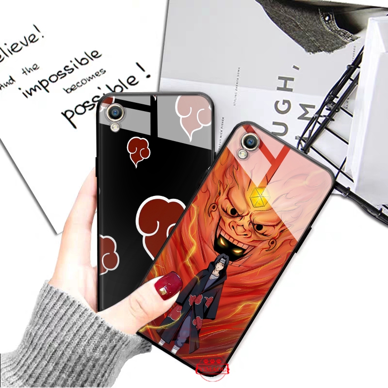 Ốp điện thoại kính họa tiết hoạt hình naruto cho OPPO A37 A3S A5 A39 A7 A5S A77 F5 F9 F11 Pro | BigBuy360 - bigbuy360.vn