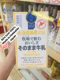 Sữa tươi Hokkaido Nhật Bản
