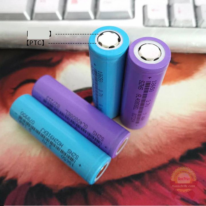 Cell pin sạc lại được 18650 cho quạt mini tích điện cầm tay 1200 2000 5000mAh dùng cho pin dự phòng , laptop