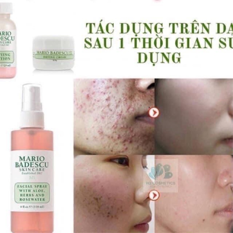 Nước hoa hồng Mario Badescu Facial Spray
