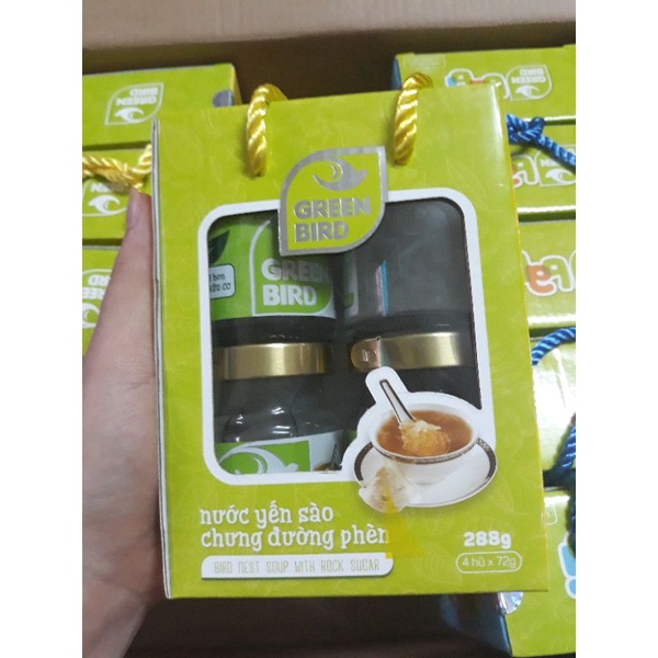 Yến cho trẻ em Babi Green Bird hương Vani