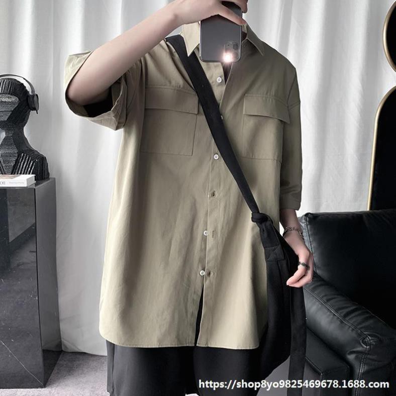 Áo sơ mi nam bigsize từ 3XL đến 5XL (90kg, 100kg, tối đa 145kg), sơmi tay lỡ size lớn nam nữ | BigBuy360 - bigbuy360.vn
