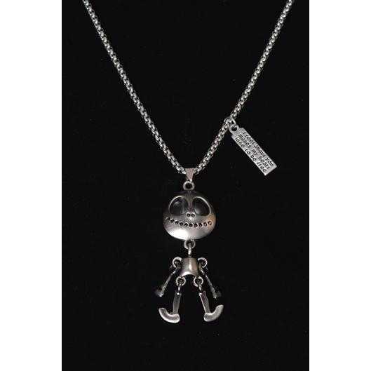 Dây Chuyền Mặt Đầu Lâu Ngoài Hành Tinh Bằng Thép Titan 2288