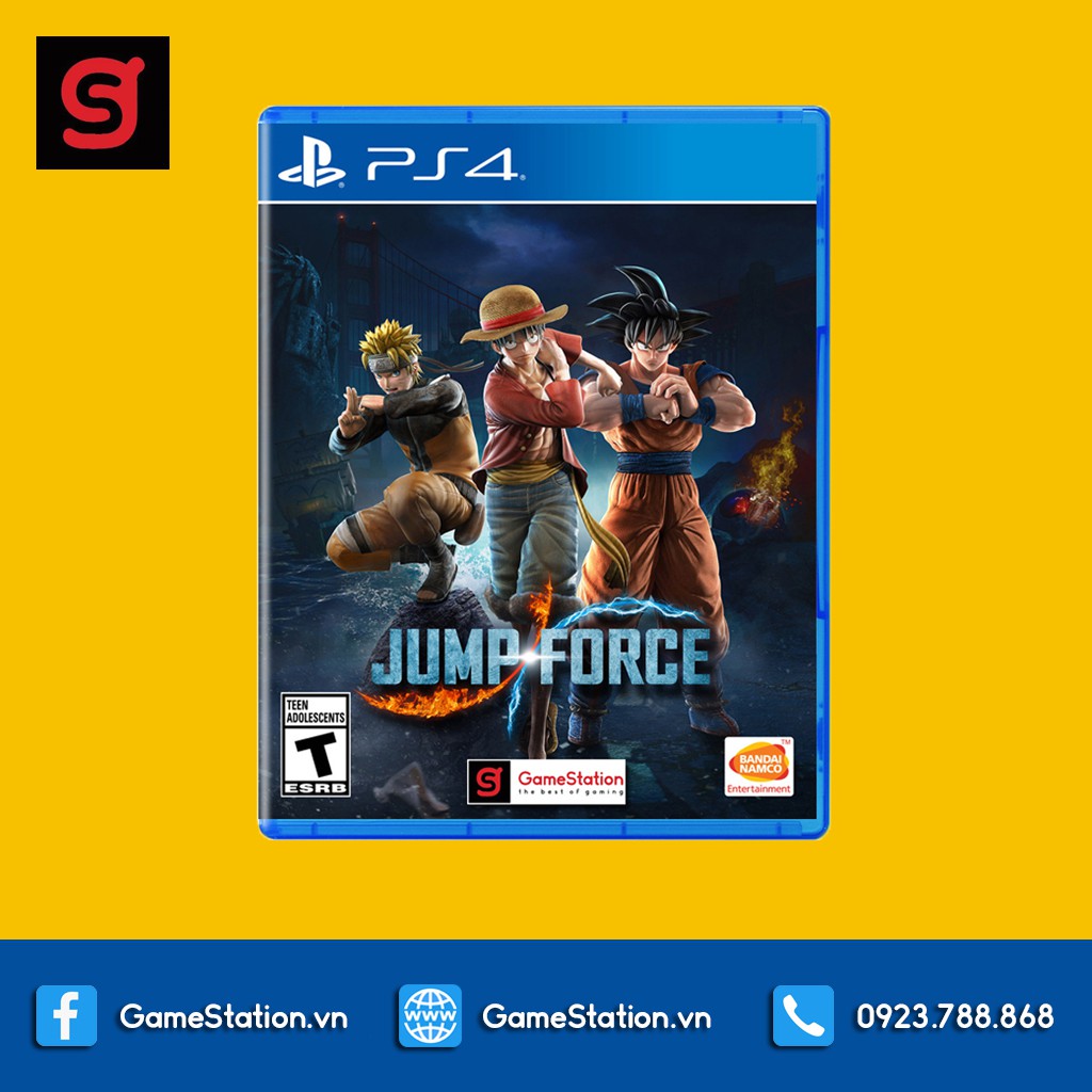 Đĩa Game PS4: Jump Force - hệ Asia