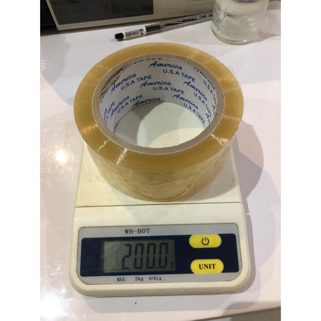 Cuộn Băng Keo Gói Hàng Loại 100Y Siêu Dính 48mm - Cuộn Chuẩn 200gram