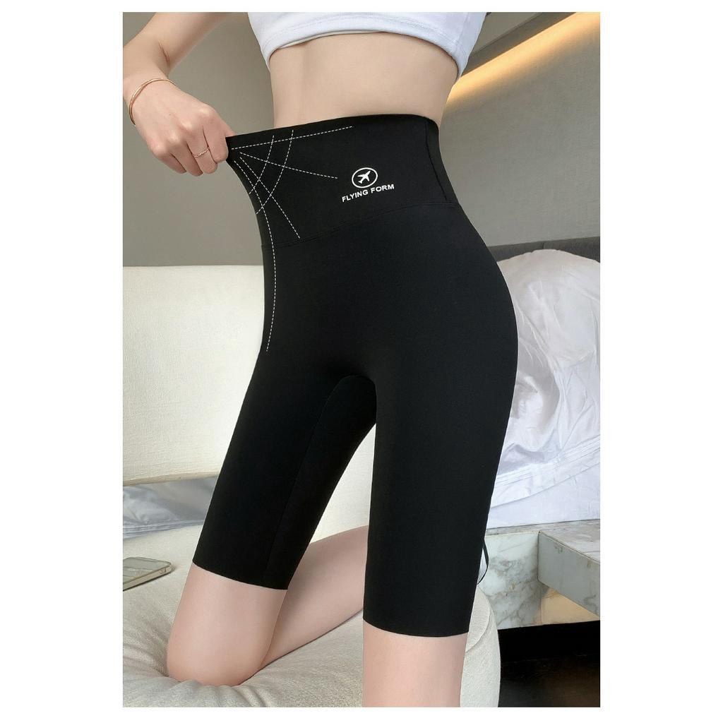 Quần Legging Lưng Cao Họa Tiết Da Cá Mập Thời Trang Tập Yoga
