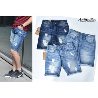 QUẦN SHORT JEAN NAM RÁCH CỰC MEN 2018