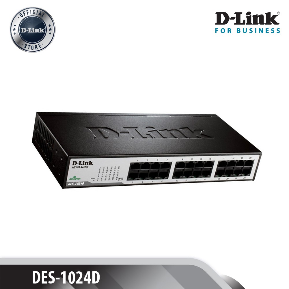 D-LINK DES-1024D - Bộ chia cổng mạng 24 Port 10/100