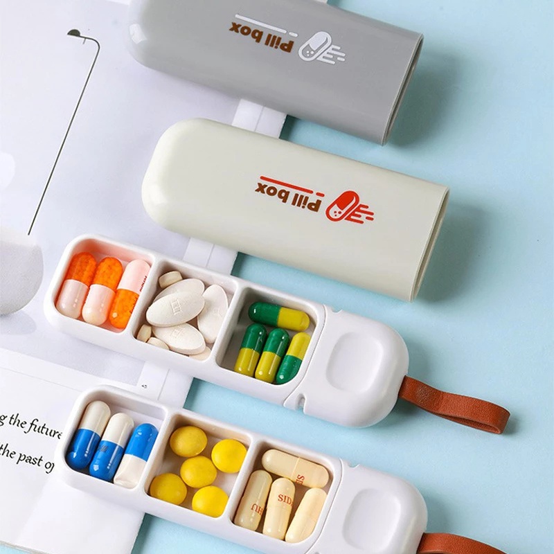 Hộp Đựng Thuốc 3 Ngăn Tiện Lợi