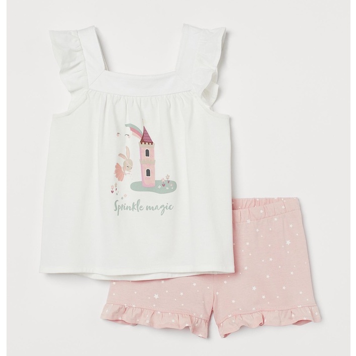 Bộ Cotton Hm Aut | Săn sale Hm Japan | size 18/24m đến 8/10y