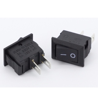 Công tắc bập bênh kcd11 6a 125vac 3a 250vac 2 3 chân , công tắc on/off đen sh.lion