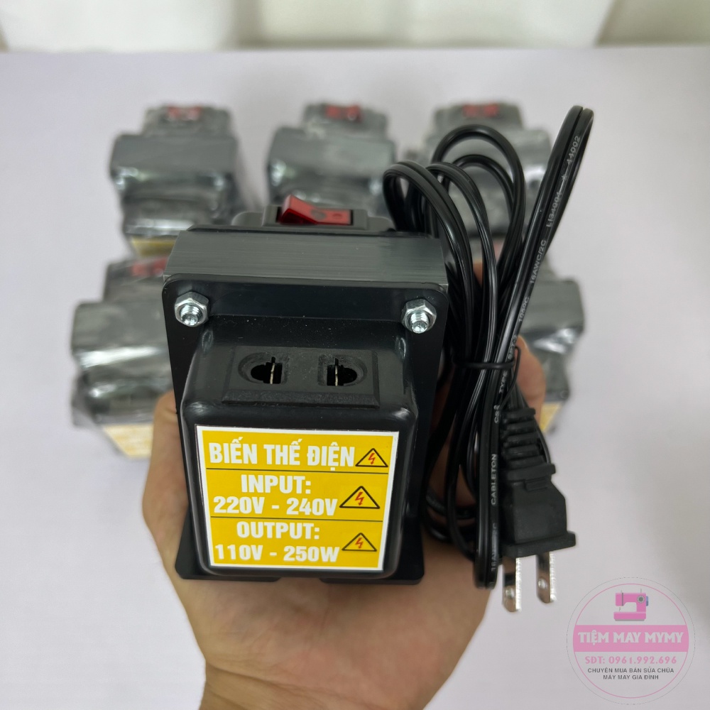 Bộ Chuyển Nguồn Điện Từ 220V Sang 110V Dùng Cho Các Thiết Bị Gia Dụng Nội Địa Nhật Bản : Máy May Nhật, Quạt Nhật,....