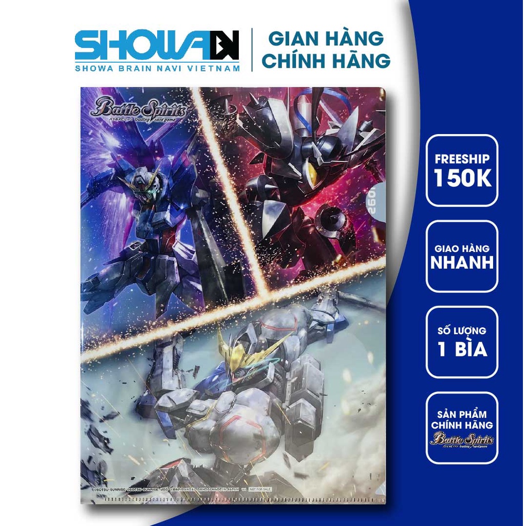 Bìa lá A4 đựng hồ sơ, Bàn đấu Battle Spirits - A4 size Clear file Playmat Battle Spirits 001 - 1 bìa nhựa cao cấp