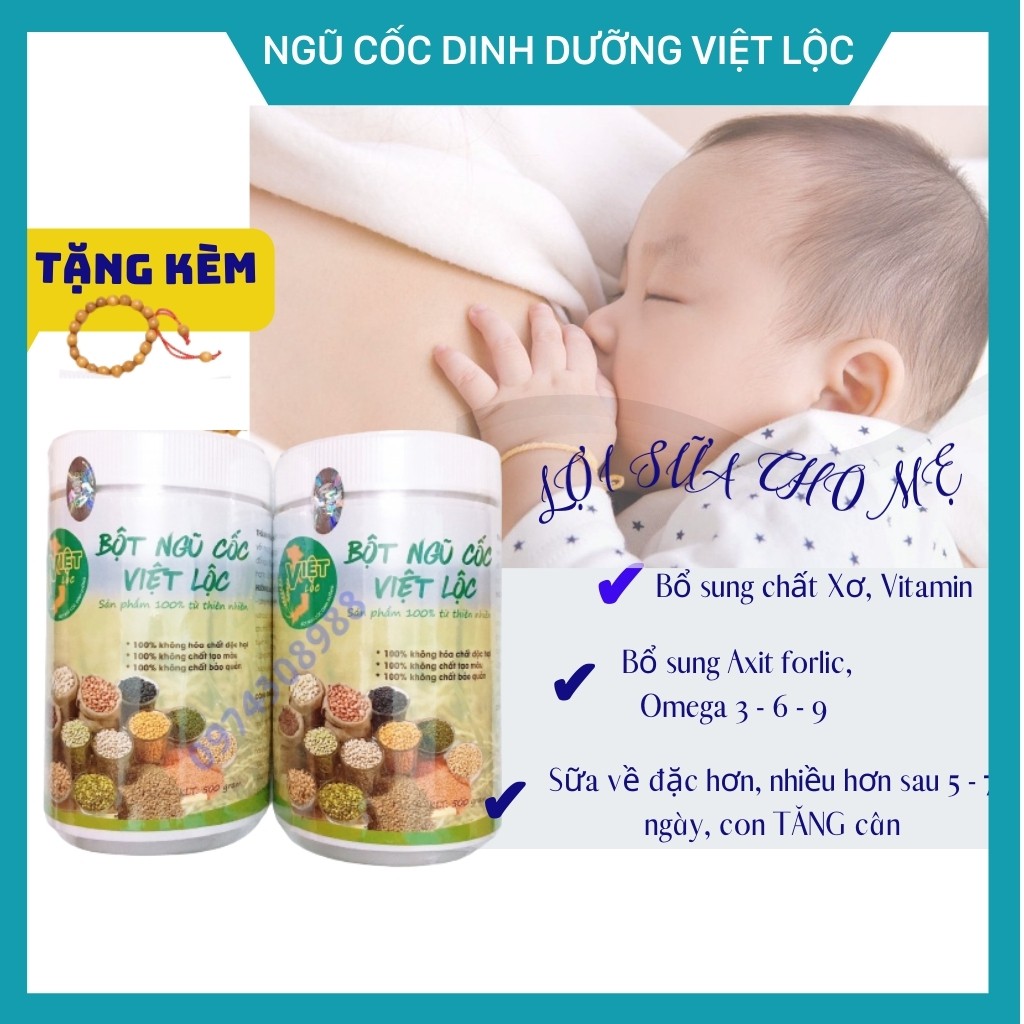 Ngũ Cốc Lợi Sữa 24 Loại Hạt - Sữa Về Sau 5 - 7 Ngày