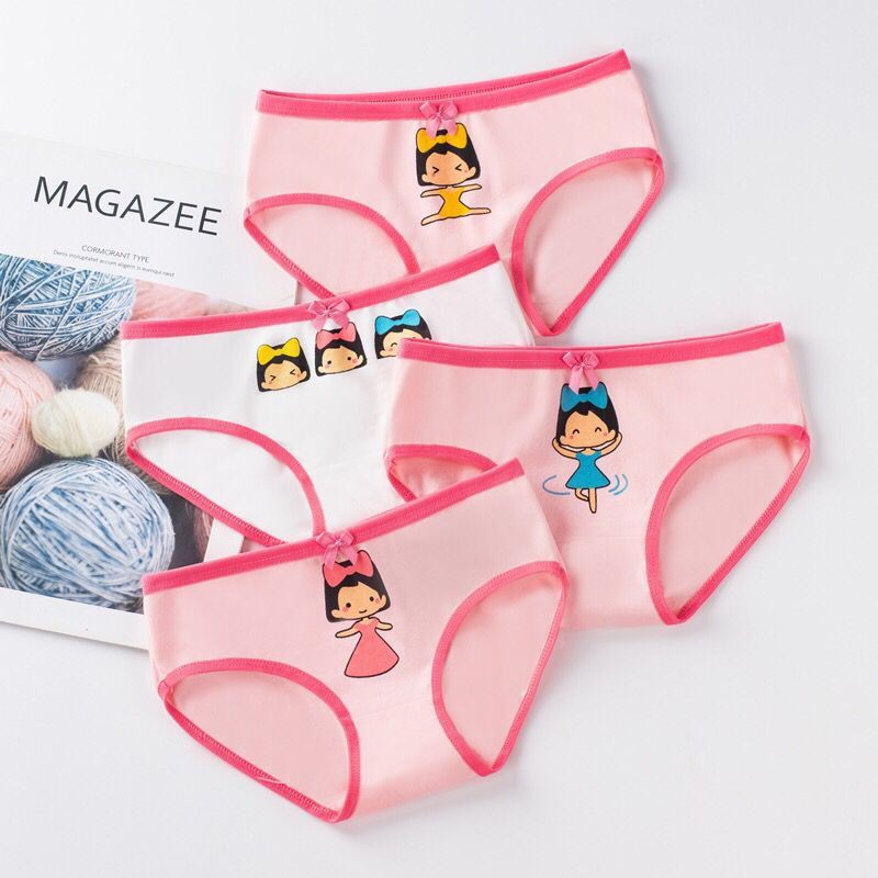 Set 4 Quần Lót Đáng Yêu Cho Bé Gái