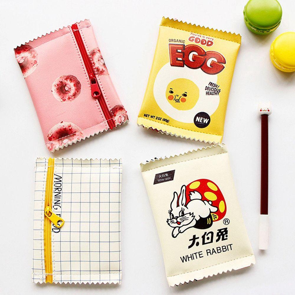 ROSE Ví Mini Đựng Tiền Xu Chìa Khóa Thời Trang Giá Đỡ