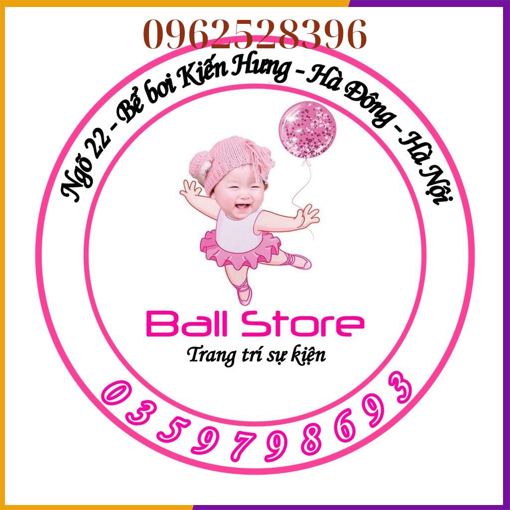 Set phụ kiện trang trí sinh nhật cho bé đẹp rẻ - Bóng bay - Kèm Phông bạt &amp; In tên - Màu vàng đen { Tặng kèm Bơm + keo }