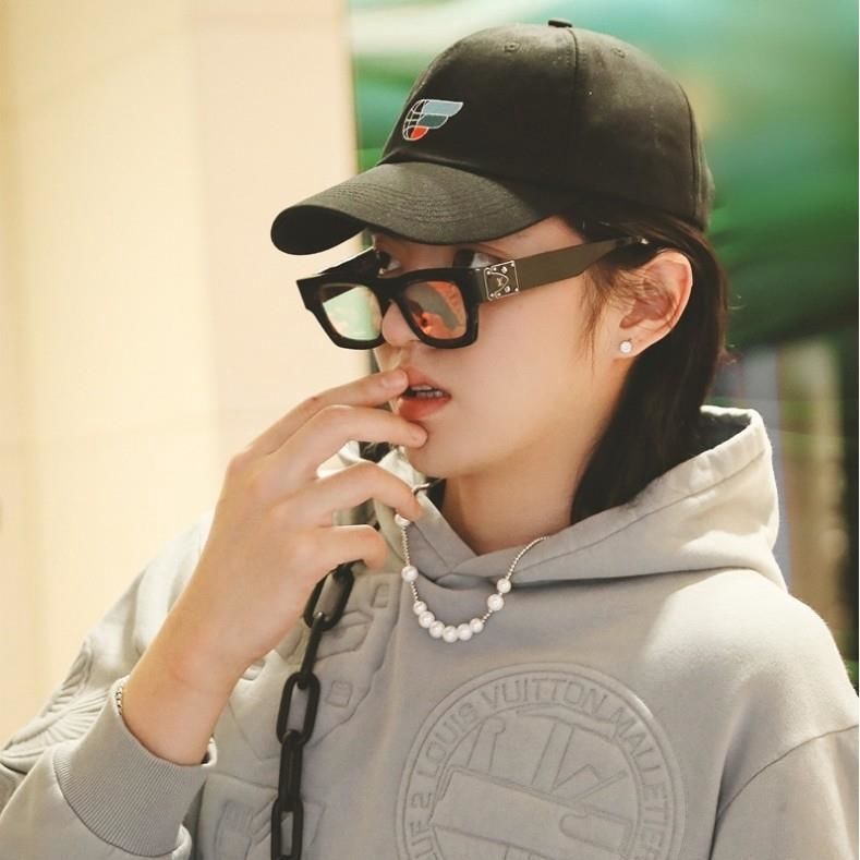 Dây Chuyền Mặt Ngọc Trai Kim Loại 22383 Phong Cách Hip Hop Cho Nam Và Nữ
