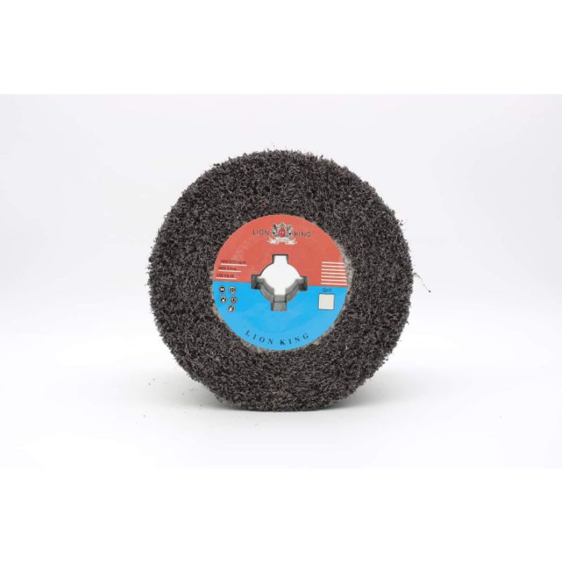 Quả lô tạo xước, quả lô đánh bóng bề mặt inox hạt thô #60 hiệu Lion King