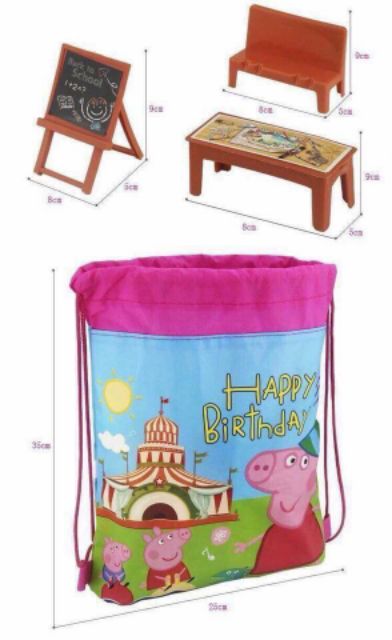 Bộ đồ chơi lớp học pepa pig