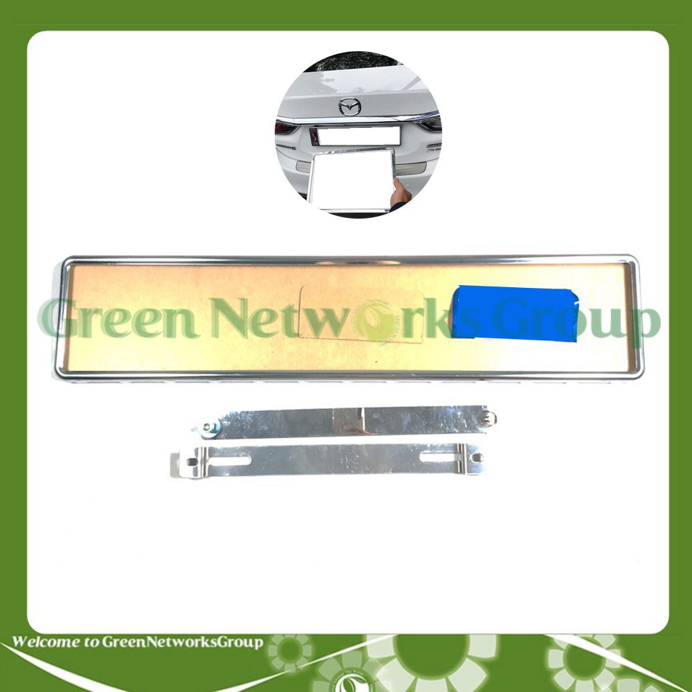 Khung biển số titan xi vàng mica GreenNetworks