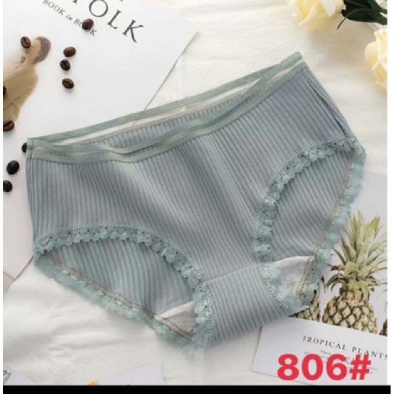 Set 10 quần lót cotton tăm tre kháng khuẩn