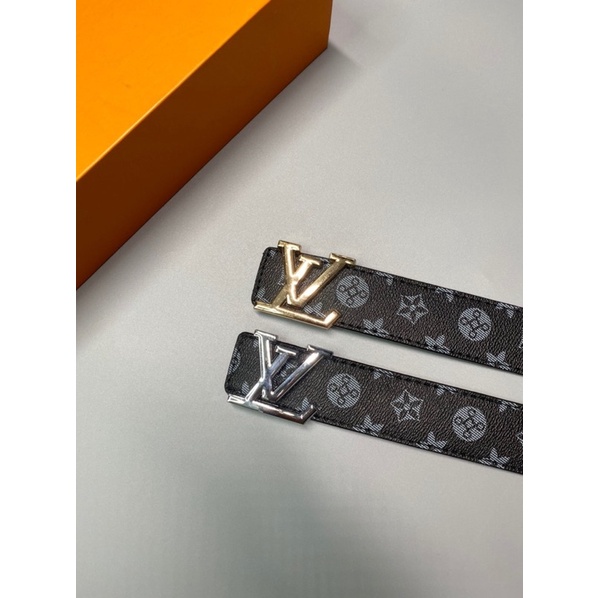 thắt lưng nam LV , dây lưng - mặt thắt lưng L.V chất liệu kim loại nguyên khối phủ bóng chống xước bản dây 110cm