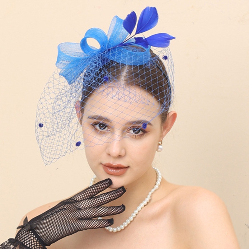 Flgo Băng Đô Hóa Trang Dự Tiệc Có Lông Vũ Nhiều Màu Cho Bé Gái