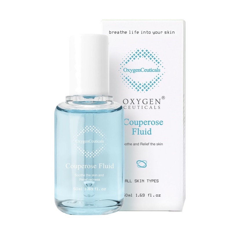 Serum Siêu Hồi Phục giãm mao mạch Couperose Fluid 50ml Oxygen Ceuticals