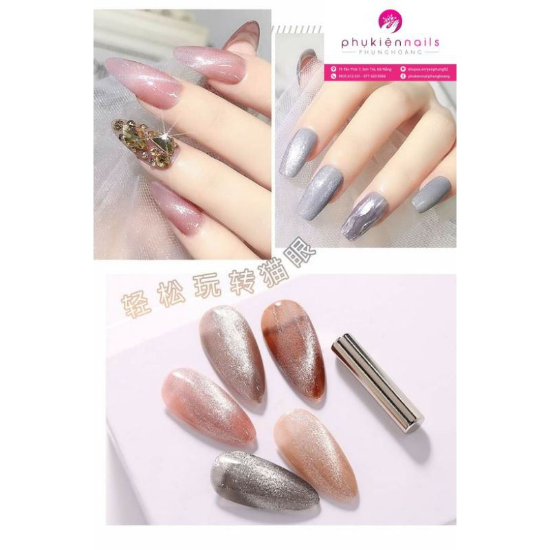 Nam Châm Mắt Mèo Hình Trụ Hút Cực Mạnh - Mẫu Mới