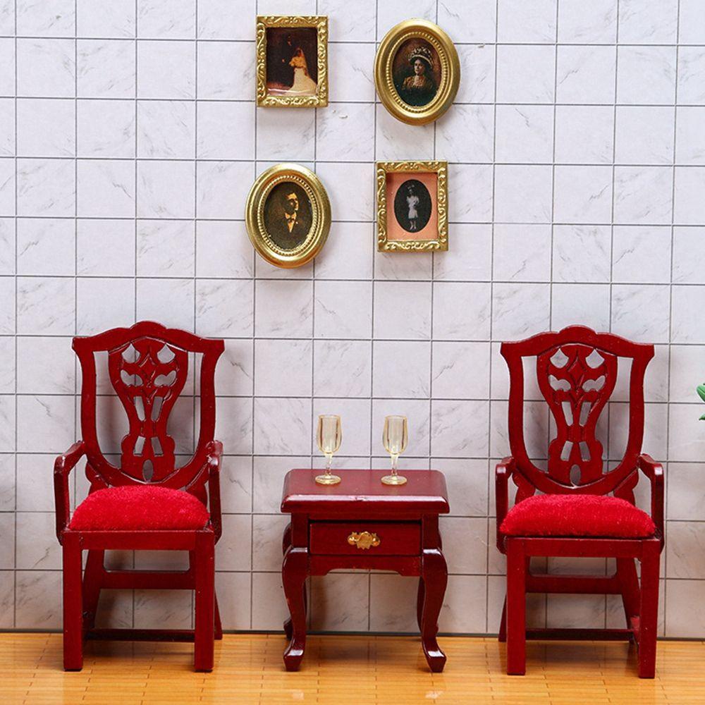 Bàn Gỗ Trang Trí Nhà Búp Bê 1 / 12 31 Kiểu 1 / 12