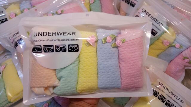 Quần lót cotton nữ tăm tre nâng mông kháng khuẩn dễ thương QL16 | BigBuy360 - bigbuy360.vn