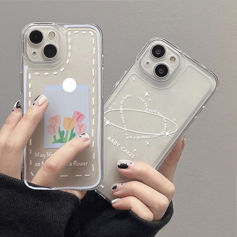 Ốp Điện Thoại TPU Mềm Trong Suốt Chống Sốc Cho iPhone 11 Pro Max 13 12 Pro XS Max XR X 8 7 Plus SE 2020 2022