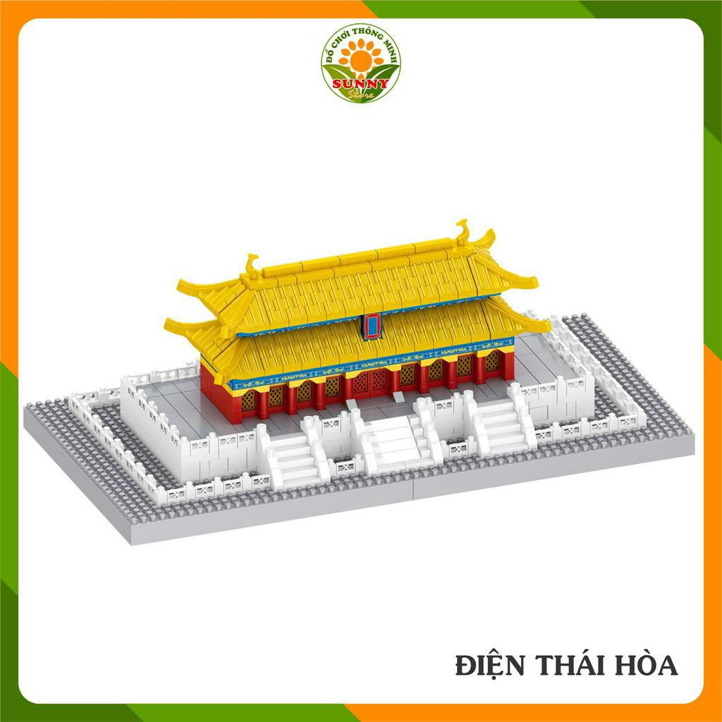 Mô hình lắp ghép 3D Công trình kiến trúc 4 mô hình  Ngoại điện Tử Cấm Thành - Bắc Kinh - 5000+pcs - Sunny
