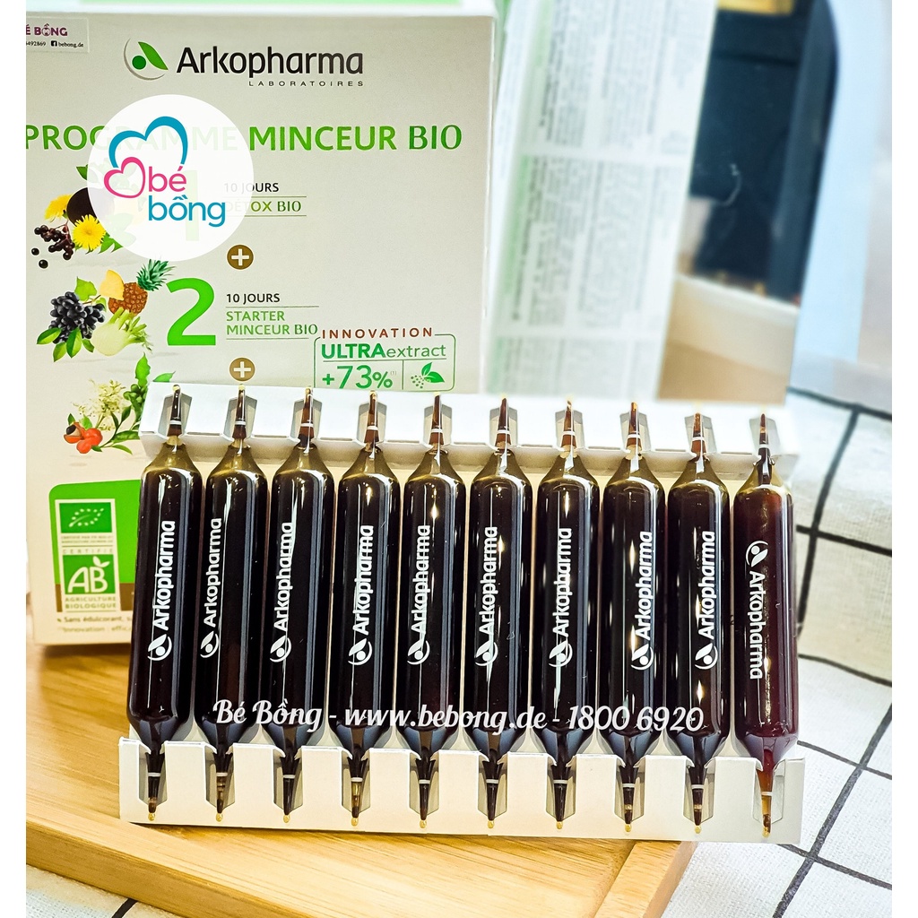 Detox giảm cân Arkopharma 30 ống