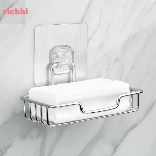 Kệ Để Xà Phòng Inox 304, Giá Để Xà Bông Dán Tường Gọn Gàng Tiện Lợi