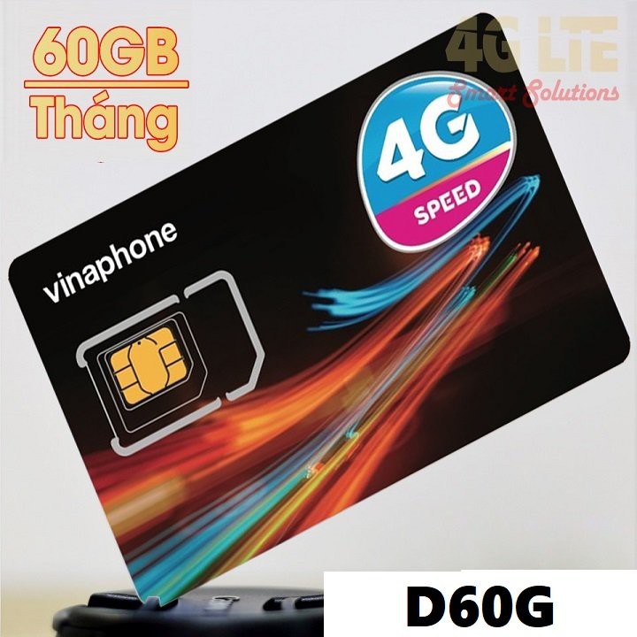 Sim VINA D60G 60Gb/tháng và gọi miễn phí thỏa thích chỉ 120k/ tháng