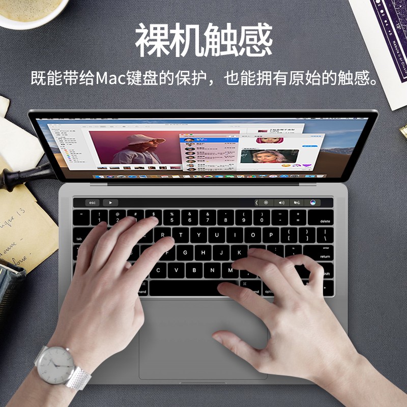 Bàn phím MacBook Màng dán pro13 air13.3 Máy tính Apple mac xách tay M1 bảo vệ chống bụi 16 inch 2020 silicone trong suốt 12 siêu mỏng 11 phủ đầy đủ 15