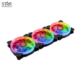 Fan case raijintek iris add3 12cm rgb pack 3 fan
