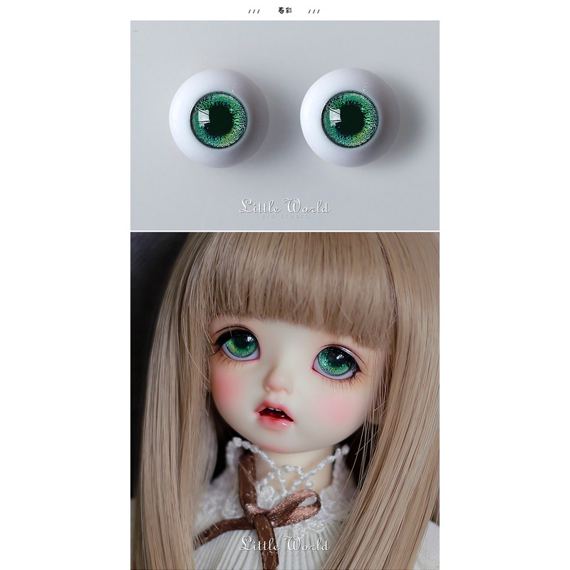 Phụ kiện mắt búp bê BJD 10mm12mm14mm16mm18mm tỉ lệ 1/3 1/4 1/6 1/8 1/12
