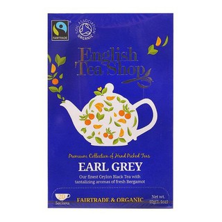 TRÀ ĐEN HỮU CƠ EARL GREY HIỆU ENGLISH TEA SHOP – 40g