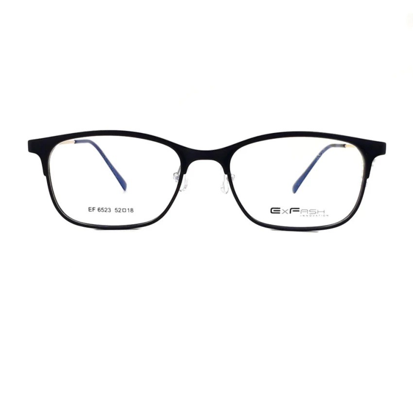 Gọng kính cận nam nữ Exfash EF6523 026 chính hãng (tròng cận 0 độ)