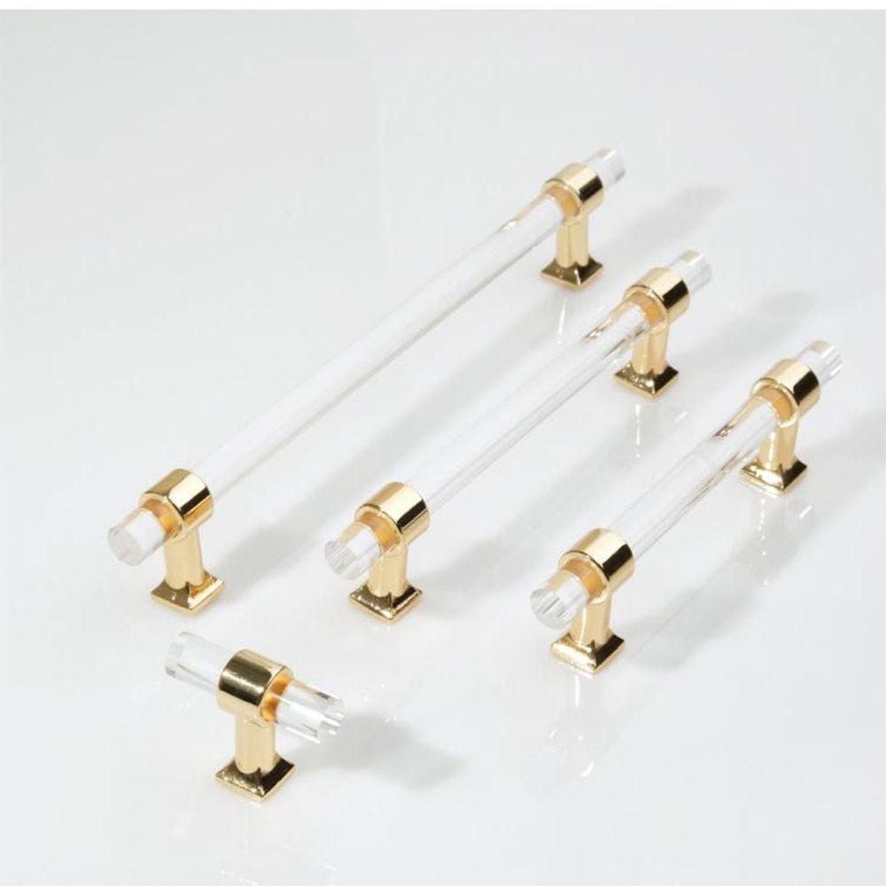 GOGOUP Set 1 / 2 Tay Nắm Cửa Tủ Màu Vàng Kim