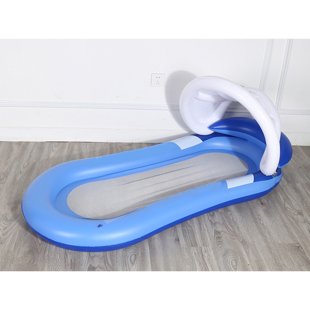 Có thể bán buôn Có thể gập lại Võng bơi bơm hơi cho người lớn Giường nổi dành Ghế ngồi trên sàn nước mùa hè thư giãn có lưới 160x90cm Hàng giao ngayVermont055