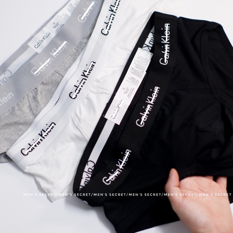 Quần lót nam tam giác cao cấp cotton thiên nhiên co dãn 4 chiều thoáng mát thấm hút mồ hôi MEN'S SECRET