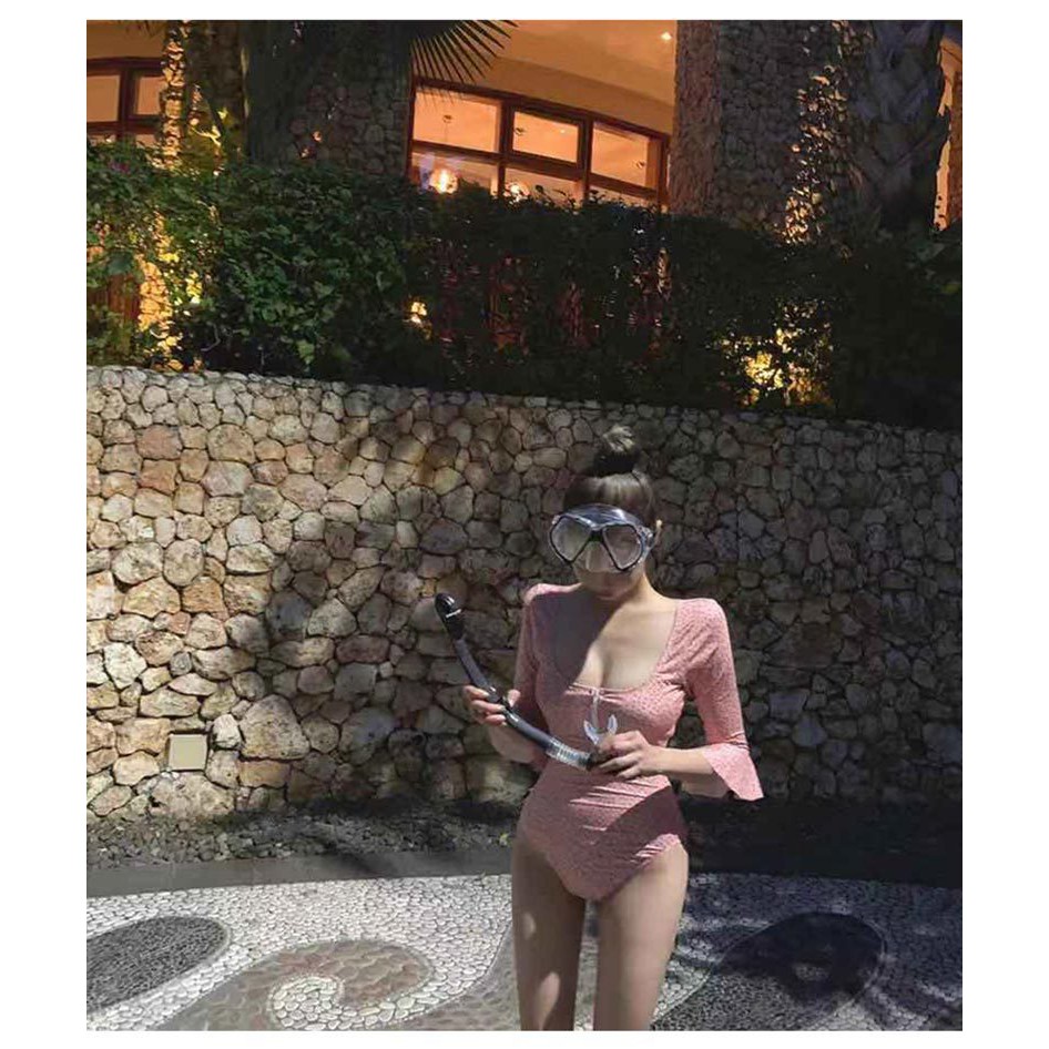 Bikini Đồ bơi nữ dài tay hoa nhí - Hàng Quảng Châu cao cấp