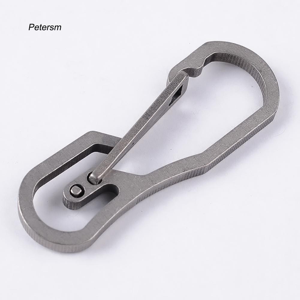 Móc khóa bằng hợp kim titanium ptsm _