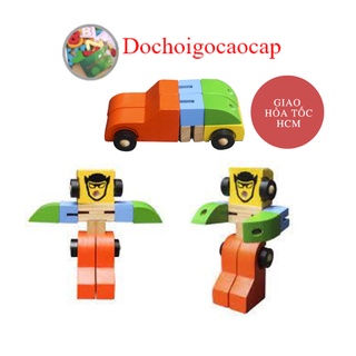 Xe biến hình robot winwintoys