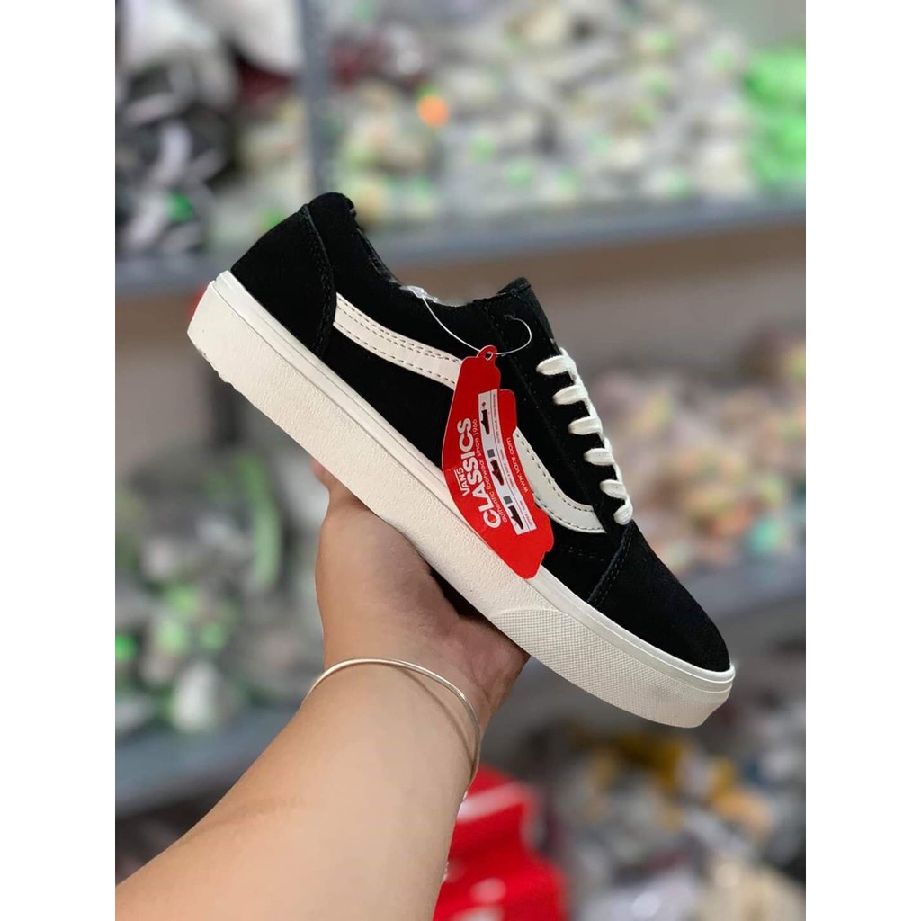 [FLASH SALE ][FULL BOX + BILL]Giày 𝐕𝐀𝐍𝐒 viền trắng, giày thể thao nam nữ 2021 | BigBuy360 - bigbuy360.vn